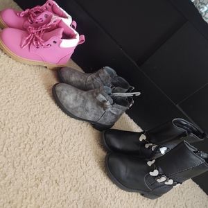 Lot of 3 girls boots size 10